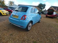 Used Fiat 500 Lounge 69 HP (50 kW) 2015 Blue Hatchback