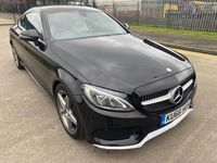 Used Mercedes C220 AMG line 170 HP (125 kW) 2016 Black Coupe