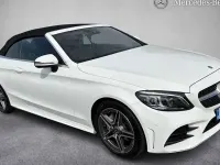 Used Mercedes C220 AMG line 194 HP (142 kW) 2019 White Cabriolet