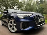 Używany Audi A3 S-Line 2022 Niebieski Sedan/Limuzyna