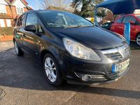 Used Vauxhall Corsa 89 HP (65 kW) 2009 Black Hatchback