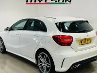 Used Mercedes A200 AMG line 136 HP (100 kW) 2017 White Hatchback