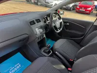 Used VW Polo Match 90 HP (66 kW) 2016 Red Hatchback