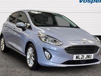 Used Ford Fiesta Titanium 155 HP (114 kW) 2021 Blue Hatchback