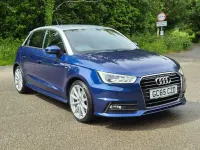 Used Audi A1 Sportback S-Line 125 HP (91 kW) 2016 Blue Hatchback
