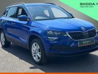 Usado Skoda Karoq SE Technology 115 HP (84 kW) 2020 Azul SUV