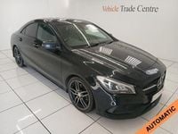 Used Mercedes CLA220 AMG line 177 HP (130 kW) 2016 Black Sedan
