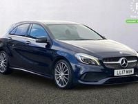 Used Mercedes A200 AMG Line Premium 156 HP (114 kW) 2017 Blue Hatchback