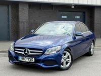 Begagnad Mercedes C220 Executive 2018 Blå Sedan