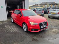 Begagnad Audi A1 S-Line 2011 Röd Halvkombi