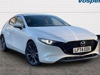 Used Mazda 3 Exclusive-Line 140 HP (102 kW) 2025 White Hatchback