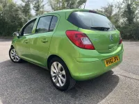 Used Vauxhall Corsa Active 100 HP (73 kW) 2012 Green Hatchback
