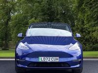 Used Tesla Model Y Long Range AWD 378 kW (514 HP) 2022 Blue SUV