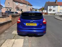 Begagnad Ford Focus ST 2014 Blå Halvkombi