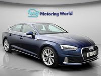 Used Audi A5 Sportback Sport 150 HP (110 kW) 2022 Blue Hatchback