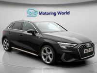 Used Audi A3 Sportback S-Line 2020 Black Hatchback