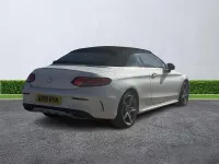 Used Mercedes C220 AMG Line Premium Plus 2019 White Cabriolet