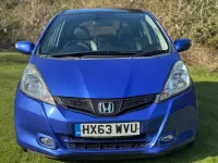 Begagnad Honda Jazz EX-L 99 HK (72 kW) 2013 Blå Halvkombi