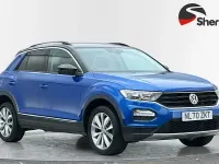 Used VW T-Roc Design 115 HP (84 kW) 2020 Blue SUV
