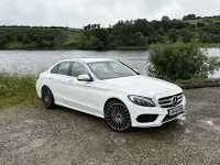 Used Mercedes C250 AMG line 204 HP (150 kW) 2014 White Sedan