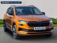 Used Skoda Karoq SportLine 150 HP (110 kW) 2023 Orange SUV