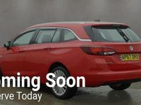 Used Vauxhall Astra Elite 150 HP (110 kW) 2018 Red Estate