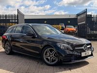 Used Mercedes C200 AMG line 198 HP (145 kW) 2019 Black Estate