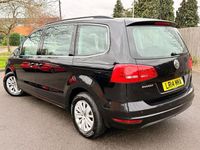 Used VW Sharan SE 177 HP (130 kW) 2014 Black MPV