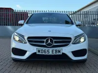 Used Mercedes C220 AMG line 2016 White Sedan