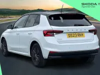 Used Skoda 110 R Colour Edition 81 HP (59 kW) 2023 Moon white metallic body / black magic pearl effect roof Hatchback