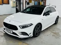Used Mercedes A35 AMG Premium Plus 2019 White Hatchback