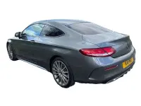 Used Mercedes C220 AMG line 170 HP (125 kW) 2017 Grey Coupe