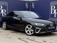 Used Audi A4 S-Line 150 HP (110 kW) 2022 Black Sedan