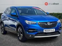 Used Vauxhall Grandland X Sport 120 HP (88 kW) 2018 Blue SUV