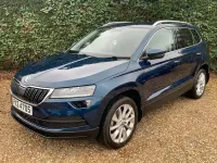 Used Skoda Karoq SE L 109 HP (80 kW) 2021 Blue SUV