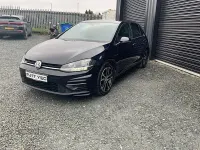 Used VW Golf VII R-line 150 HP (110 kW) 2017 Black Hatchback