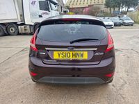 Used Ford Fiesta Titanium 2010 Red Hatchback