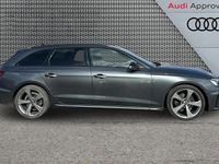 Used Audi A4 Black Edition 161 HP (118 kW) 2021 Daytona gray pearlescent Estate