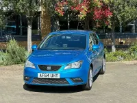 Usado Seat Ibiza 85 HP (62 kW) 2014 Azul Citadino