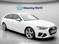 Used Audi A4 S-Line 190 HP (139 kW) 2020 White Estate