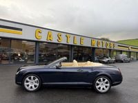 Used Bentley Continental GT Convertible 560 HP (411 kW) 2008 Blue Cabriolet