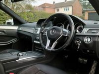 Used Mercedes E220 AMG 170 HP (125 kW) 2014 White Sedan