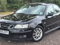 Used Saab 9-3 Linear 2005 Black Sedan