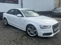 Used Audi A4 S-Line 150 HP (110 kW) 2015 White Sedan