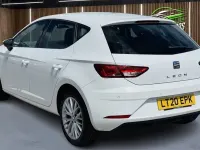 Used Seat Leon SE Dynamic 131 HP (96 kW) 2020 White Hatchback