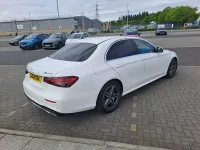 Used Mercedes E220 AMG line 2021 White Sedan