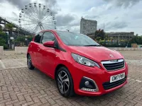 Used Peugeot 108 Allure 82 HP (60 kW) 2017 Red Hatchback