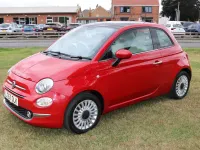 Used Fiat 500 Lounge 69 HP (50 kW) 2017 Red Hatchback