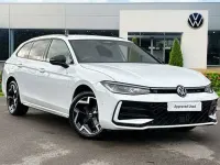 New VW Passat R-line 203 HP (149 kW) 2025 White Estate