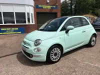 Used Fiat 500 Lounge 69 HP (50 kW) 2018 Green Hatchback